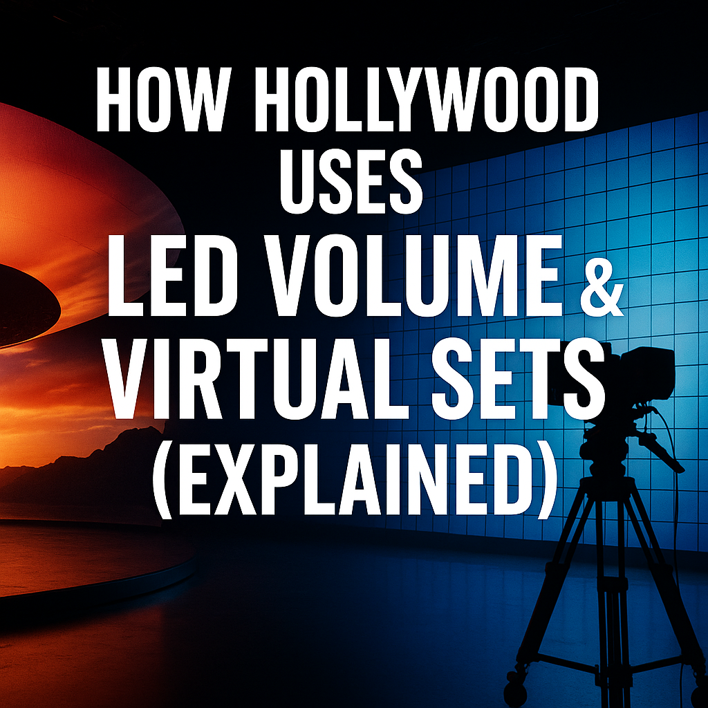 How Hollywood Uses LED Volume & Virtual Sets