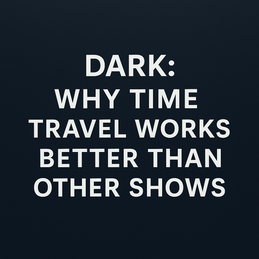 Dark: Why Time Travel Works Better Than Any Other Show