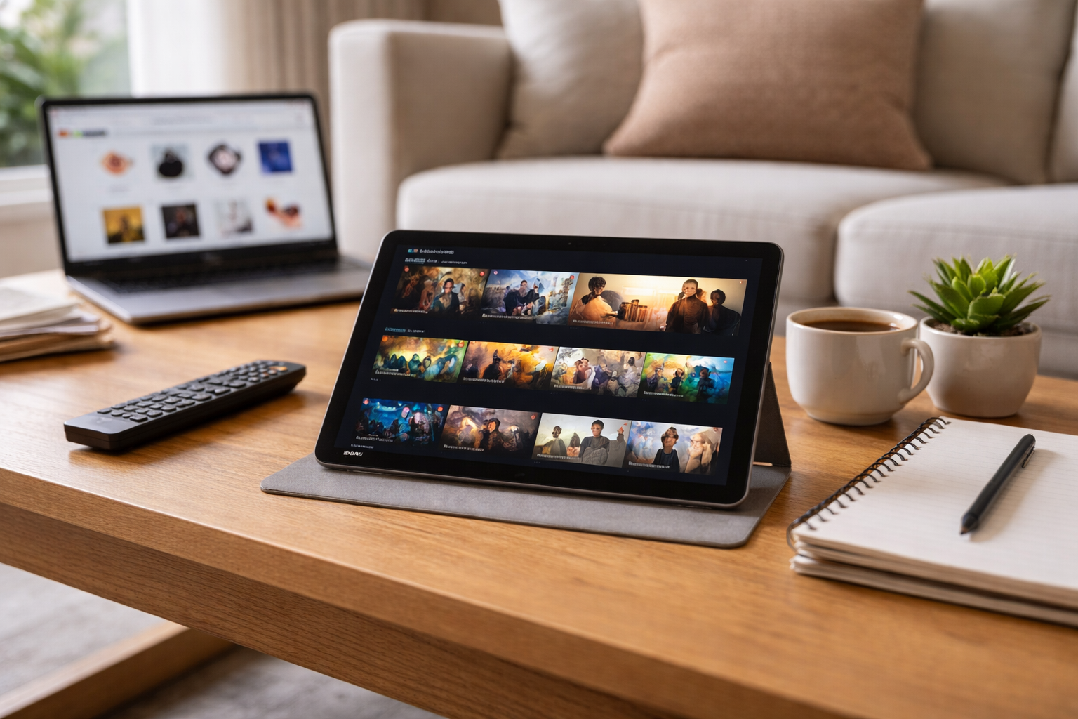 Browsing Amazon Prime Video content at home