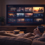 Relaxed Netflix series watching experience at home