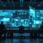 Streaming platform control room with AI data interfaces and production systems in 2026